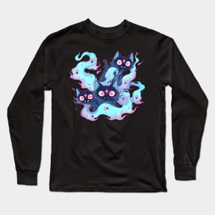 Spooky cats Long Sleeve T-Shirt